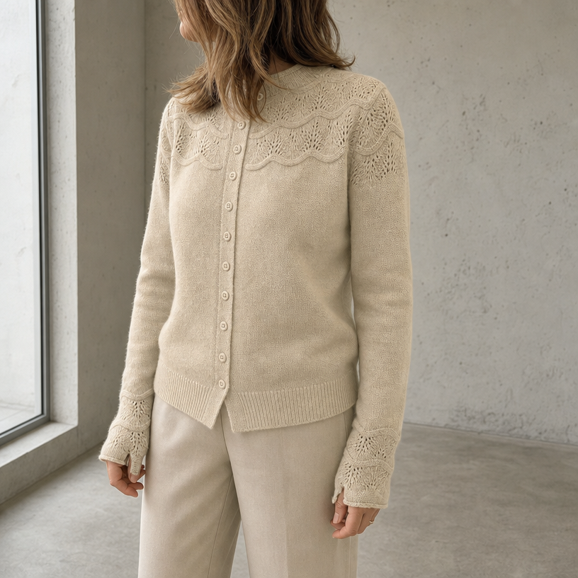 Elegant Women's Mock Neck Thumbhole Cardigan for Effortless Everyday Style and Comfort