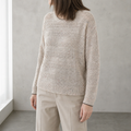 Stylish Women's Eyelet Stripe Pullover for Everyday Wear and Special Occasions