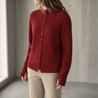 Elegant Women's Mock Neck Thumbhole Cardigan for Effortless Everyday Style and Comfort