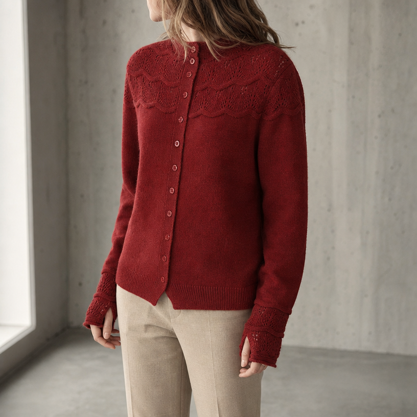 Elegant Women's Mock Neck Thumbhole Cardigan for Effortless Everyday Style and Comfort