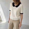 Stylish Women's Peter Pan Pullover for Everyday Wear and Special Occasions