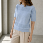 Stylish Women's V-Neck Knit Pullover Designed for All-Day Comfort and Ease