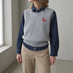 Stylish Women's Cropped Knit Vest Designed for All-Day Comfort and Ease