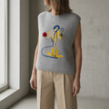 Comfortable Women's Intarsia Knit Vest for Effortless Everyday Elegance