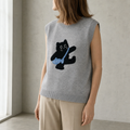 Elegant Women's Crewneck Knit Vest for Effortless Everyday Style and Comfort