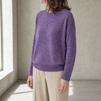 Elegant Women's Eyelet Lace Pullover for Effortless Everyday Style and Comfort
