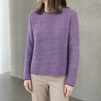 Stylish Women's Eyelet Stripe Pullover for Everyday Wear and Special Occasions