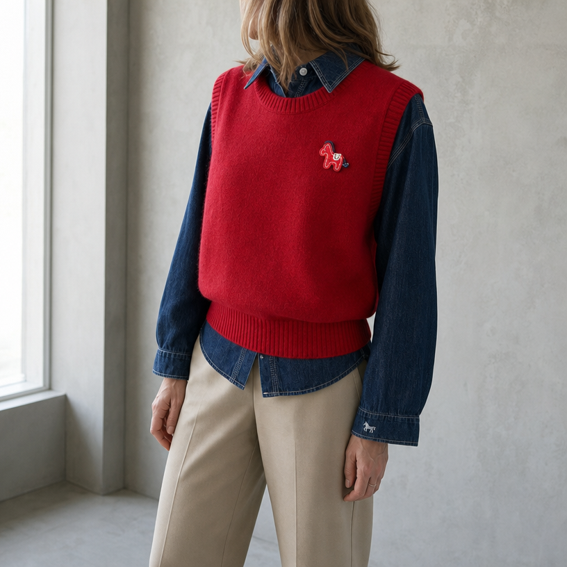 Stylish Women's Cropped Knit Vest Designed for All-Day Comfort and Ease