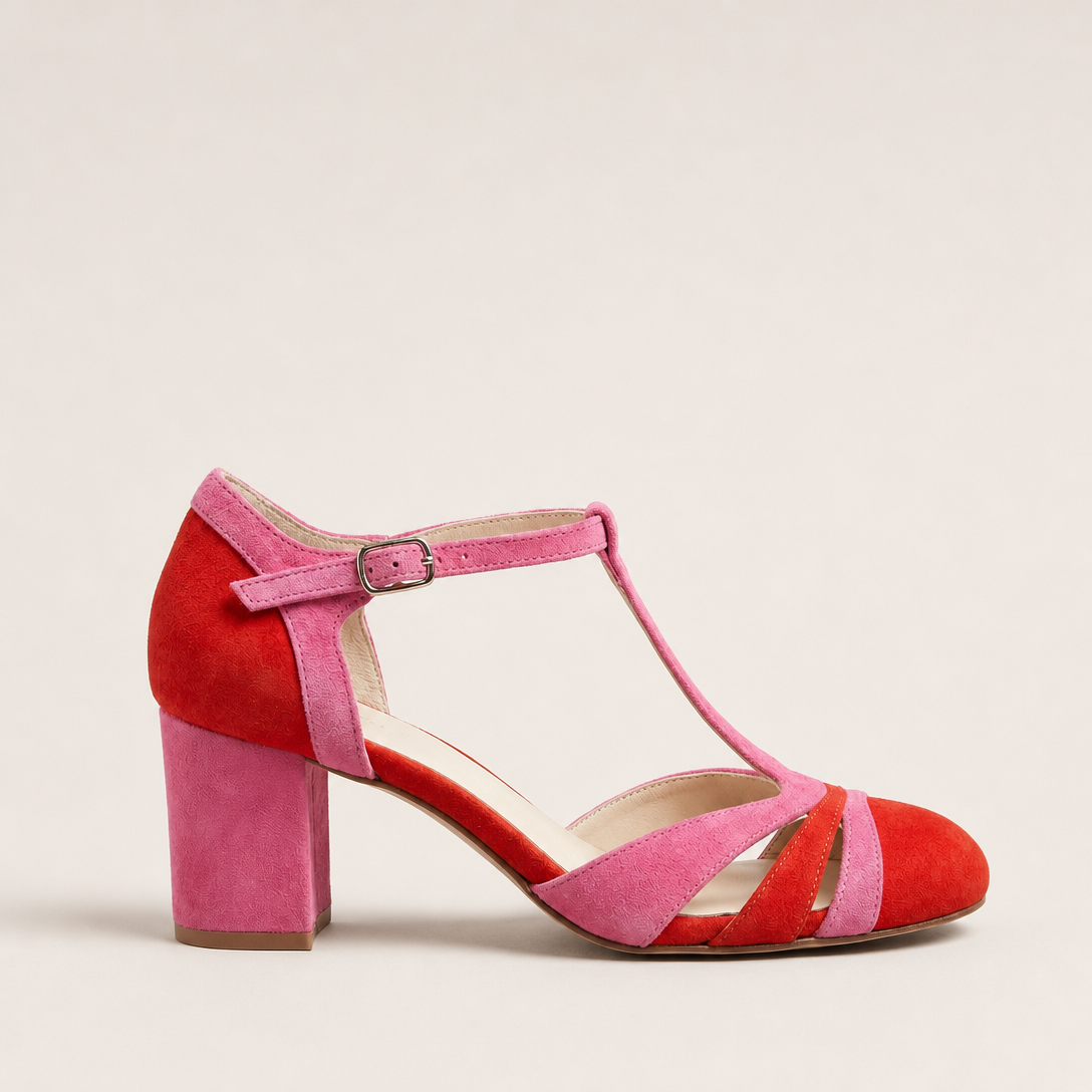 Stylish Women's T-Strap Pumps Designed for All-Day Comfort and Ease