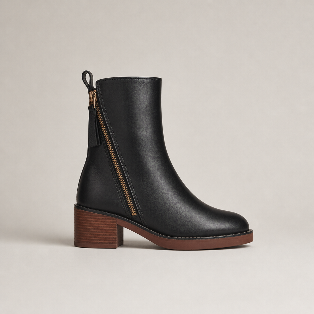 Comfortable Women's Side Zipper Boots for Cozy Autumn Days and Easy Styling