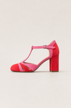 Elegant Women's Color T-Strap Pumps for Effortless Everyday Style and Comfort