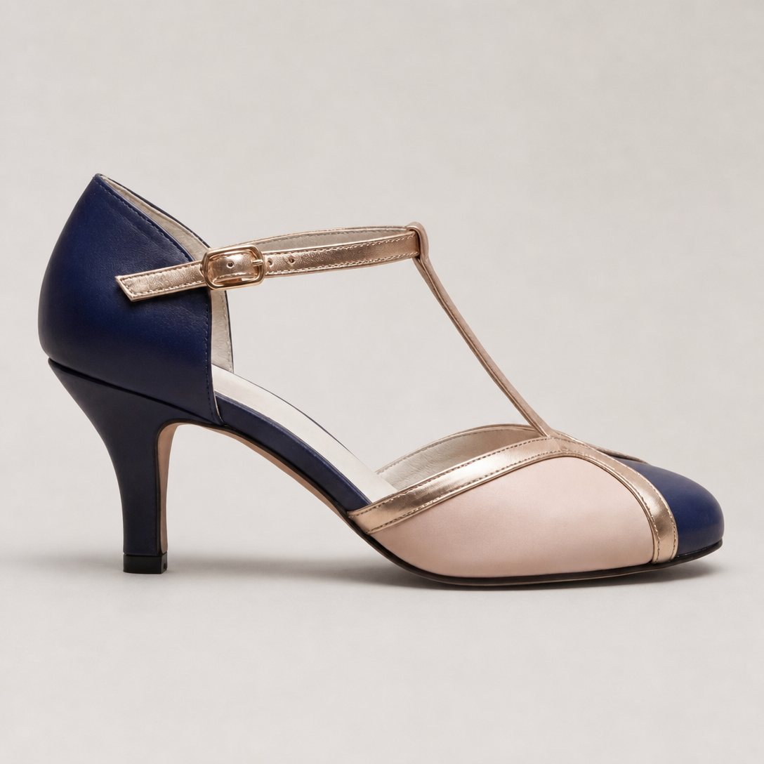Elegant T-Strap Pumps for Women with a Modern, Timeless Design