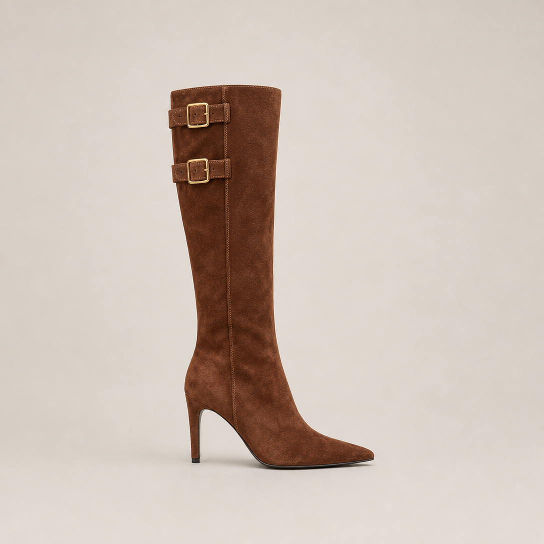 Comfortable Women's Pointed Toe Stiletto Boots for Cozy Autumn Days and Easy Styling