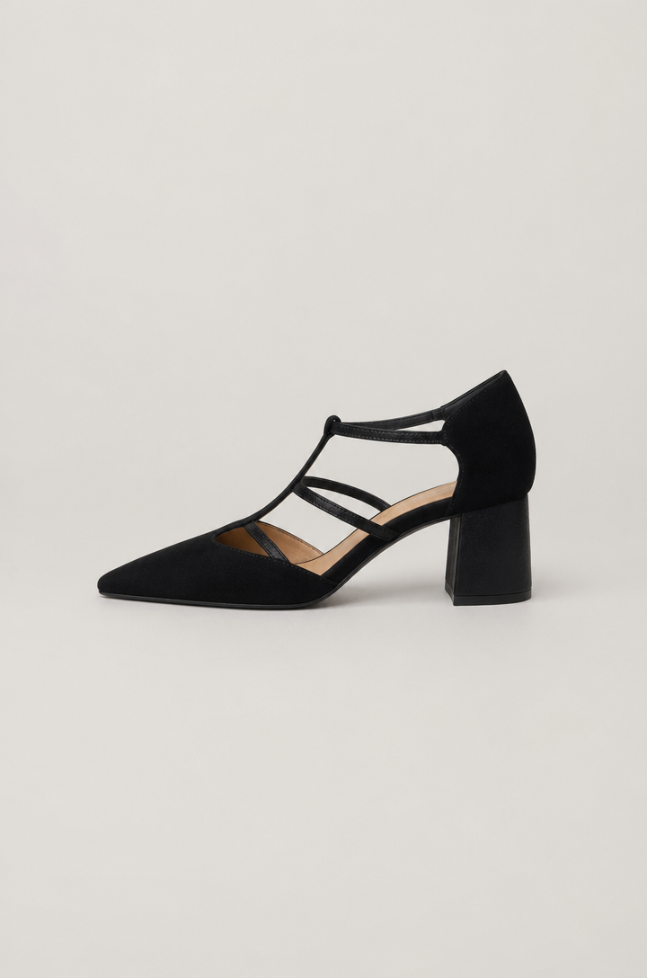 Elegant Women's Multi-Strap Pumps for Effortless Everyday Style and Comfort
