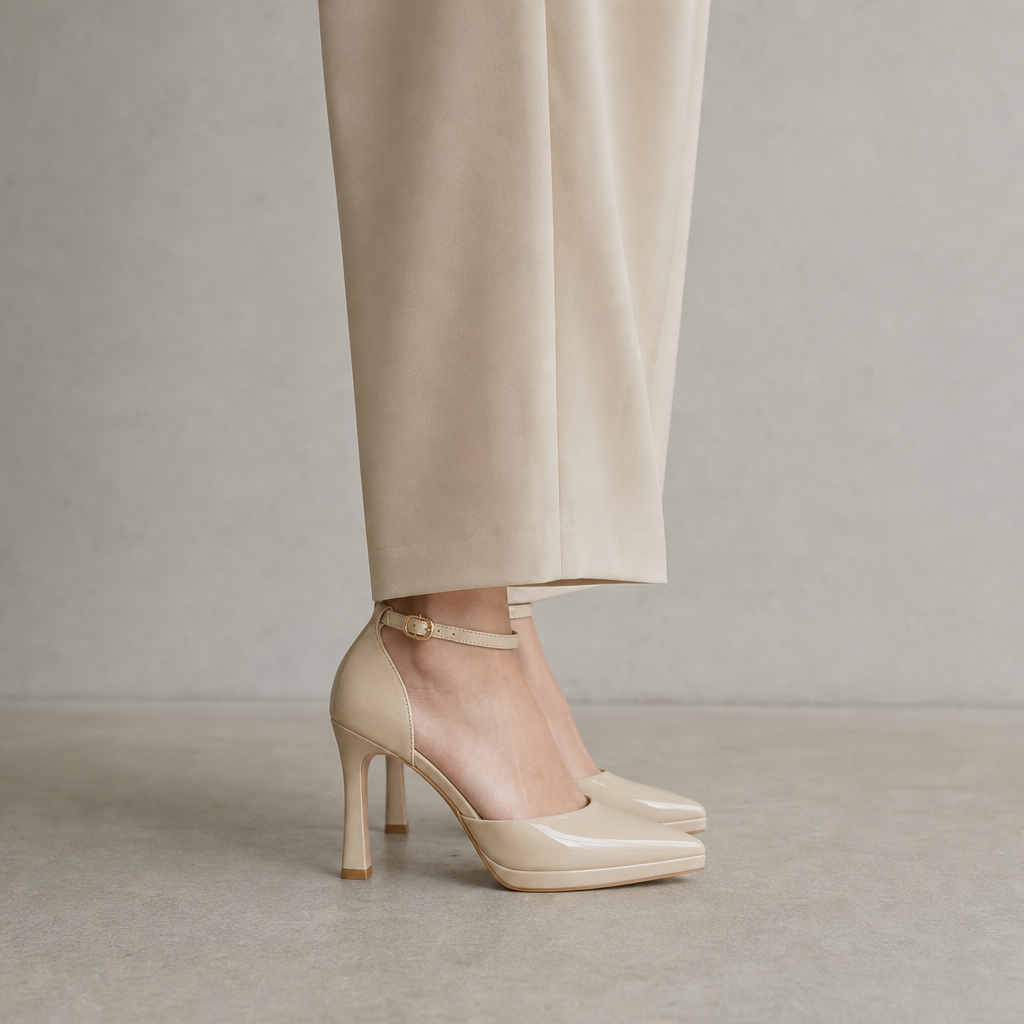 Elegant Ankle Strap Pumps for Women with a Modern, Timeless Design
