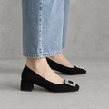 Stylish Women's Orthopedic Square Toe Flats Designed for All-Day Comfort and Ease