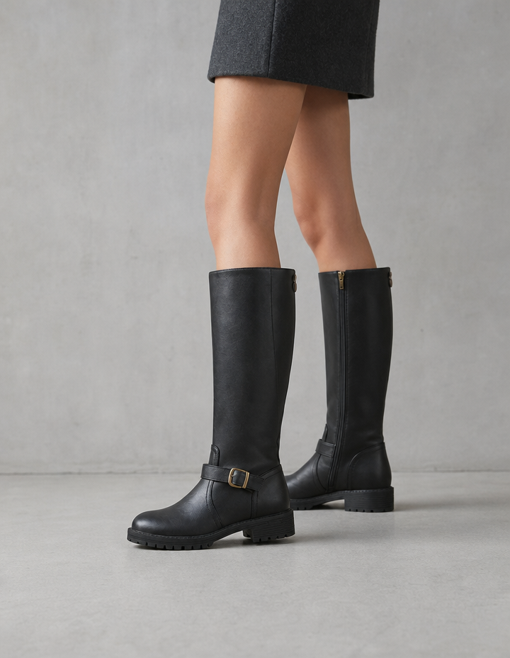Comfortable Women's Knee-High Boots for Cozy Autumn Days and Easy Styling