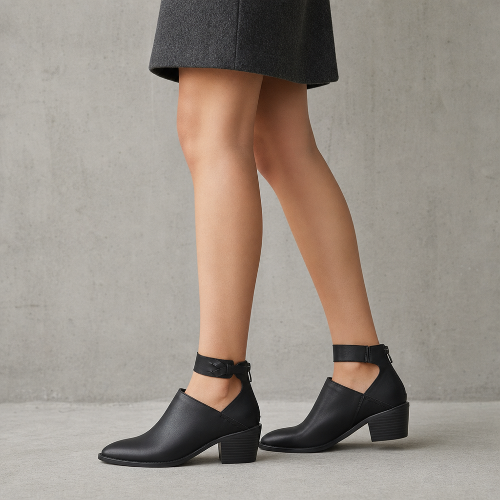 Comfortable Women's Block Heel Ankle Boots for Cozy Autumn Days and Easy Styling
