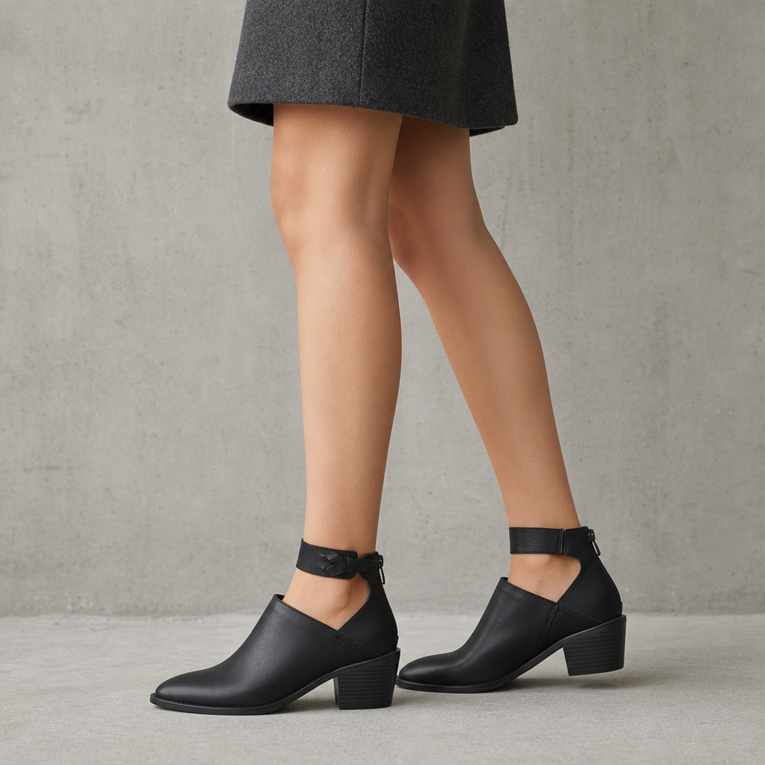 Comfortable Women's Block Heel Ankle Boots for Cozy Autumn Days and Easy Styling