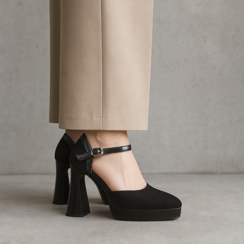 Stylish Ankle Strap Pumps for Women with a Refined and Modern Appeal
