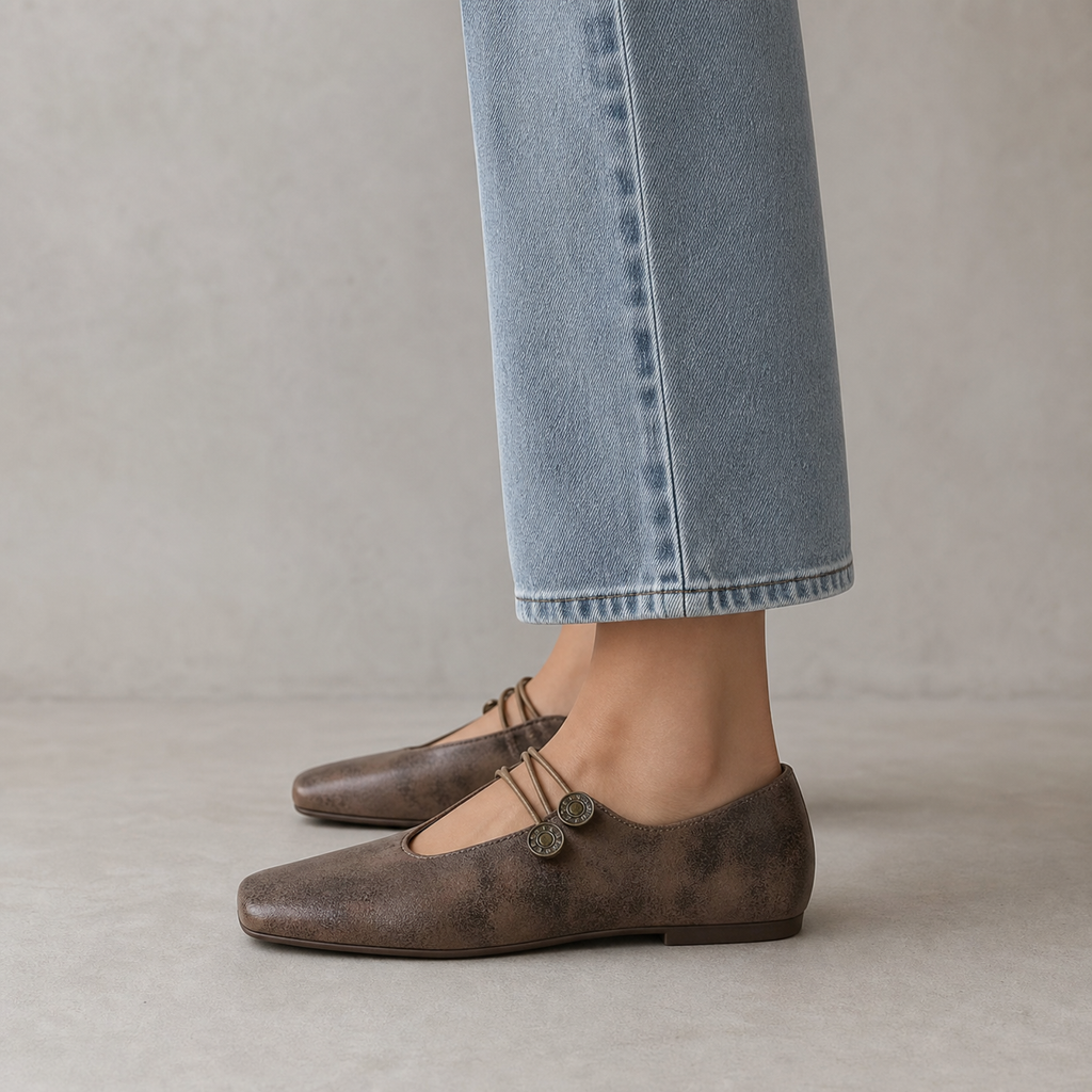 Comfortable Women's Mary Jane Flats with a Chic, Sophisticated Everyday Look