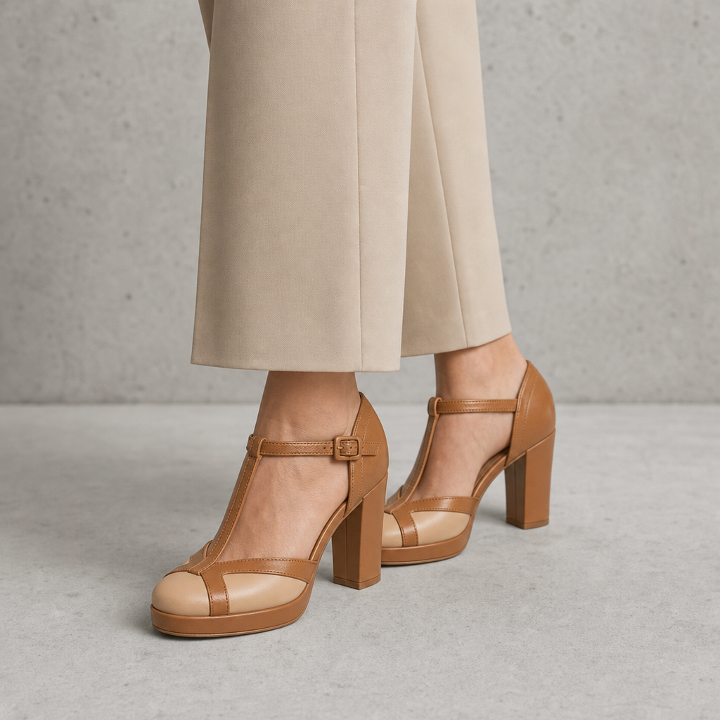 Comfortable T-Strap Pumps for Women with an Effortlessly Chic Style