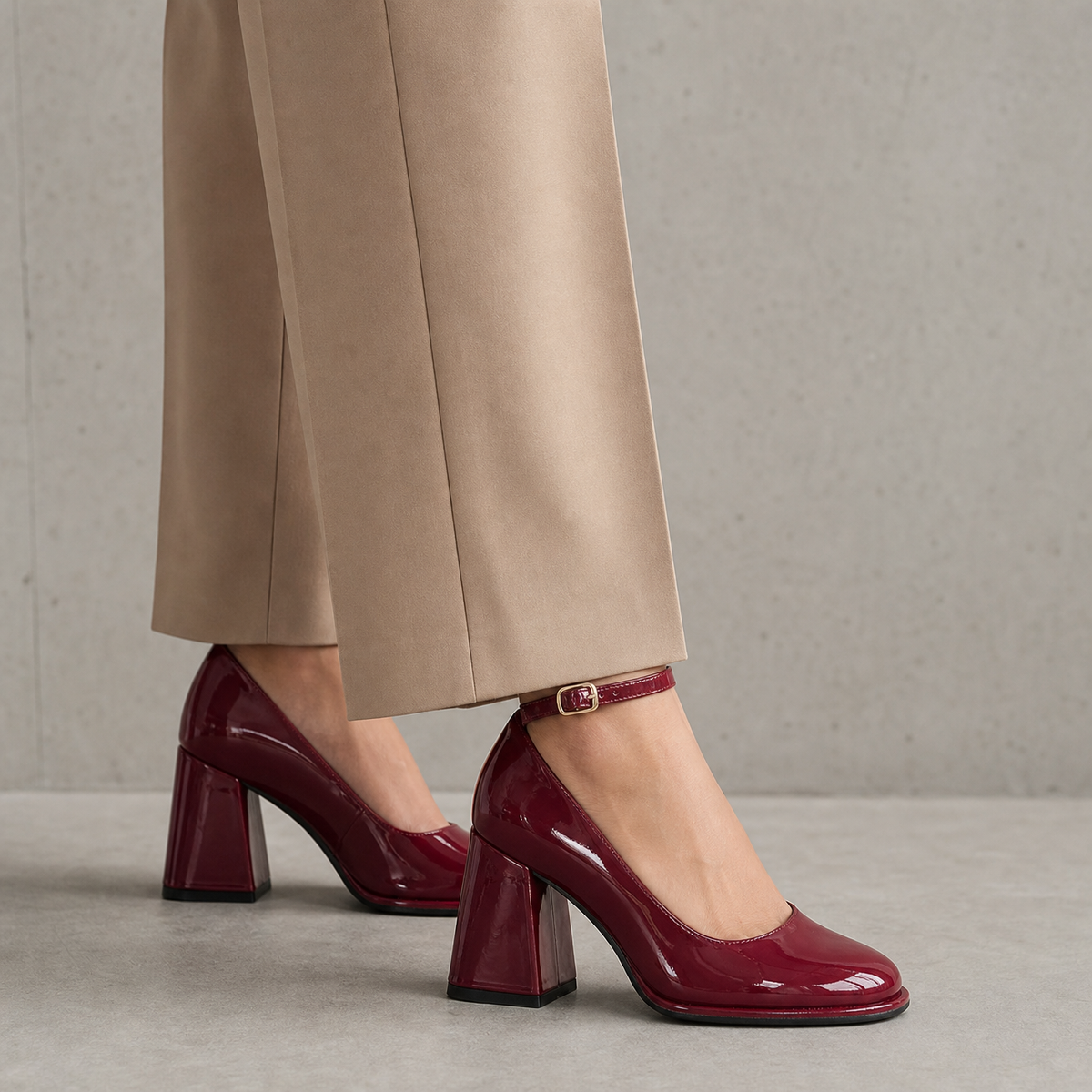 Comfortable Women's Ankle Strap Pumps with a Chic, Sophisticated Everyday Look