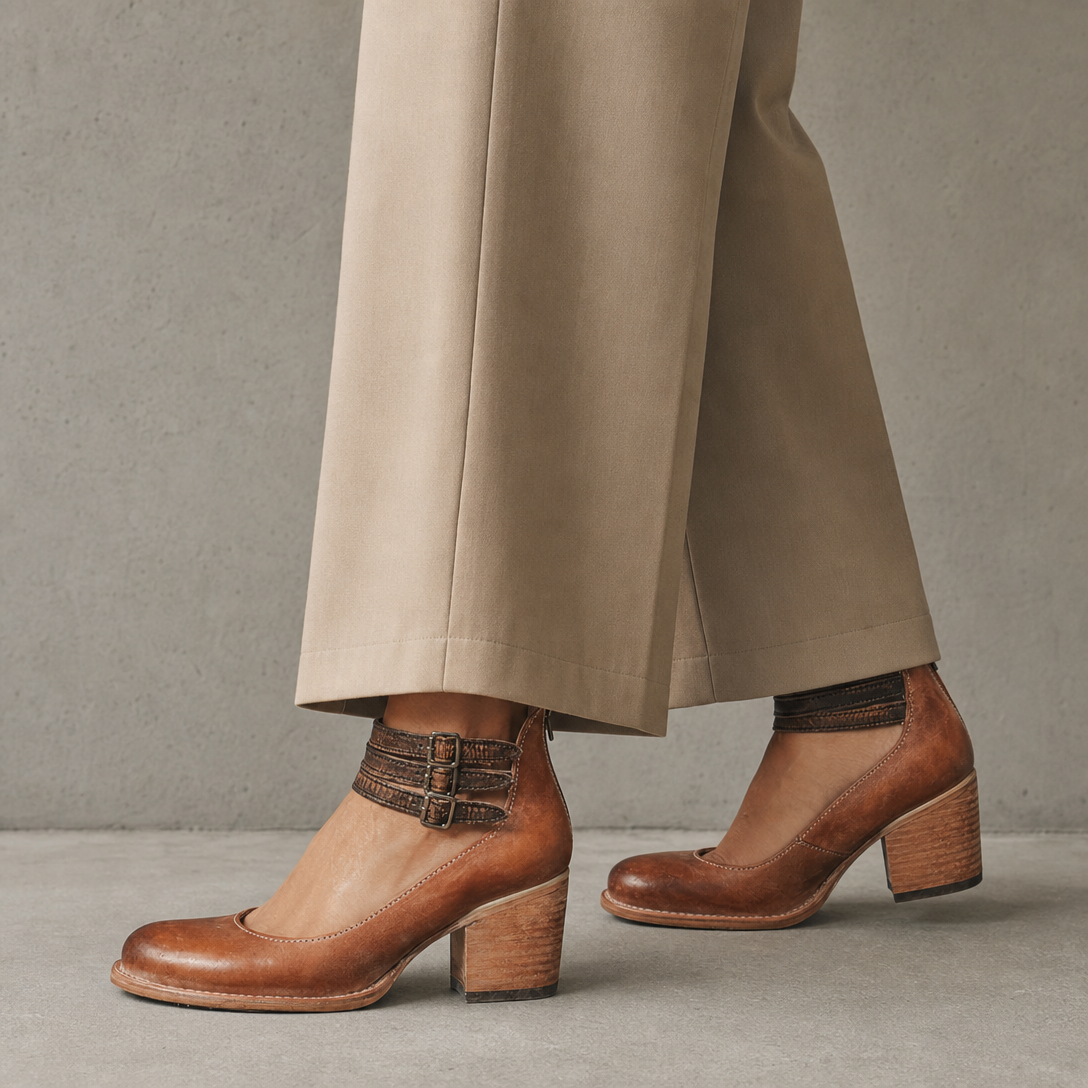 Stylish Ankle Strap Pumps for Women with a Refined and Modern Appeal
