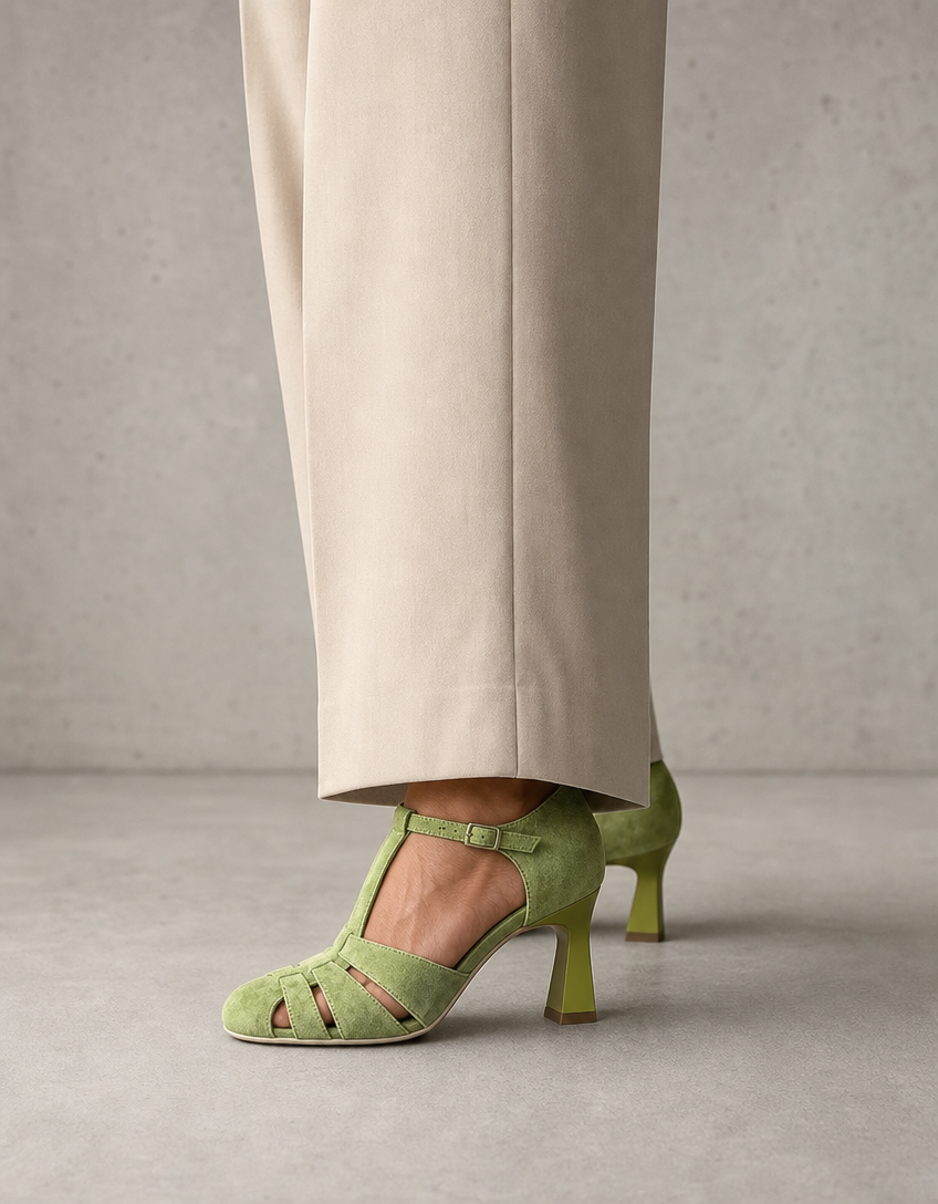 Elegant Women's Cutout T-Strap Pumps for Effortless Everyday Style and Comfort