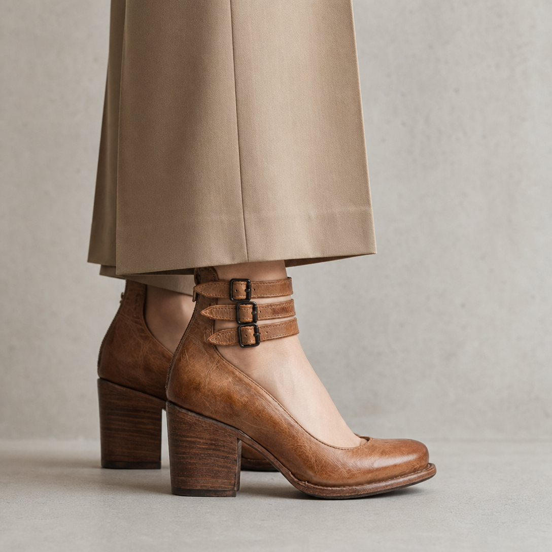 Elegant Women's Ankle Strap Pumps for Effortless Everyday Style and Comfort