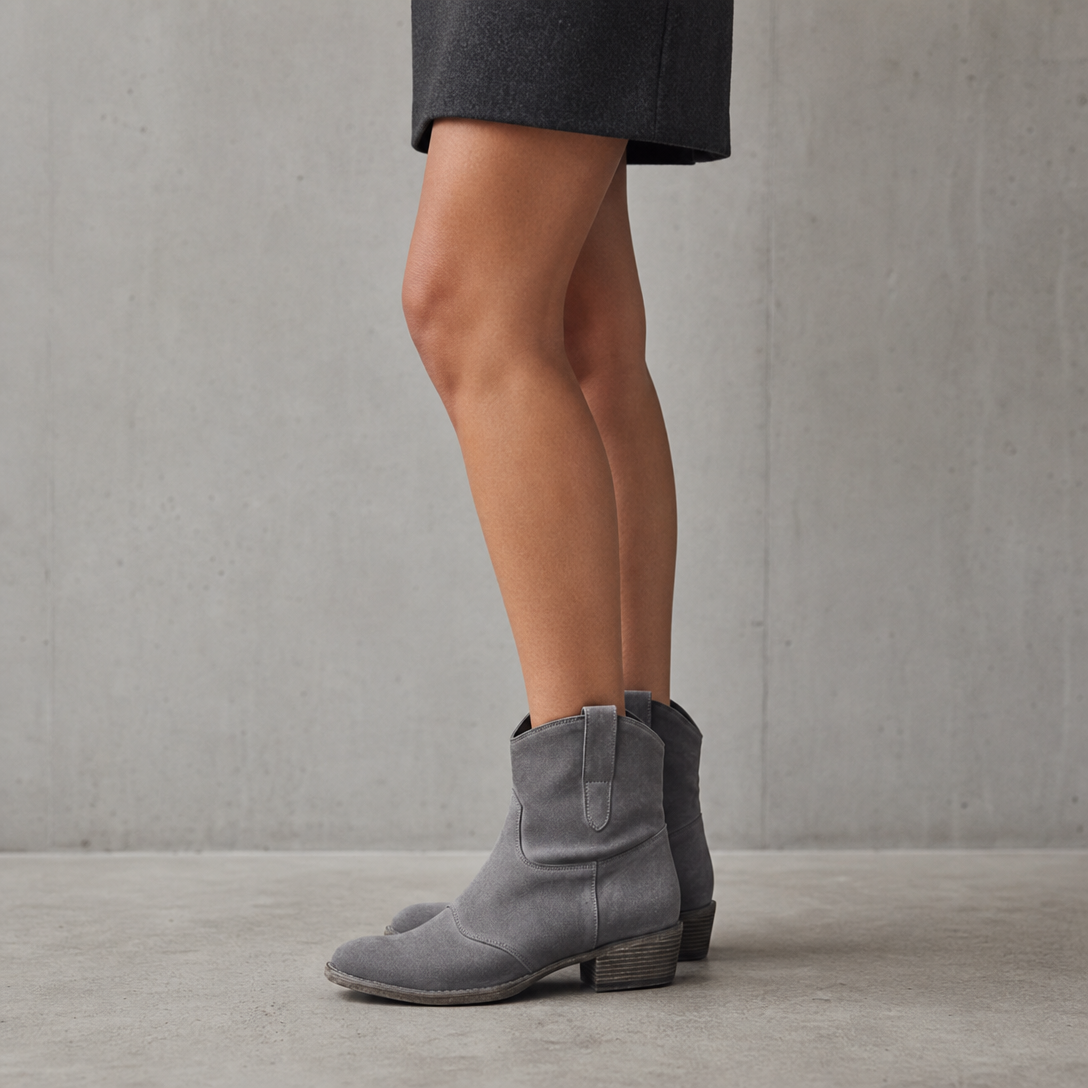 Comfortable Women's Western Ankle Boots for Cozy Autumn Days and Easy Styling