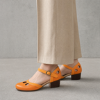 Elegant Women's Orthopedic Ankle Strap Pumps for Effortless Everyday Style and Comfort