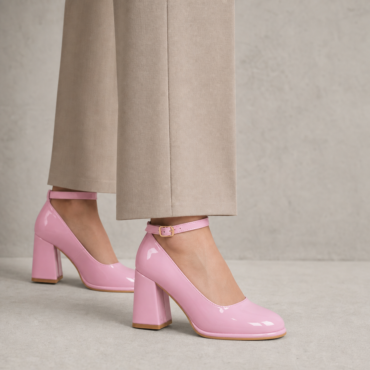 Comfortable Women's Ankle Strap Pumps with a Chic, Sophisticated Everyday Look