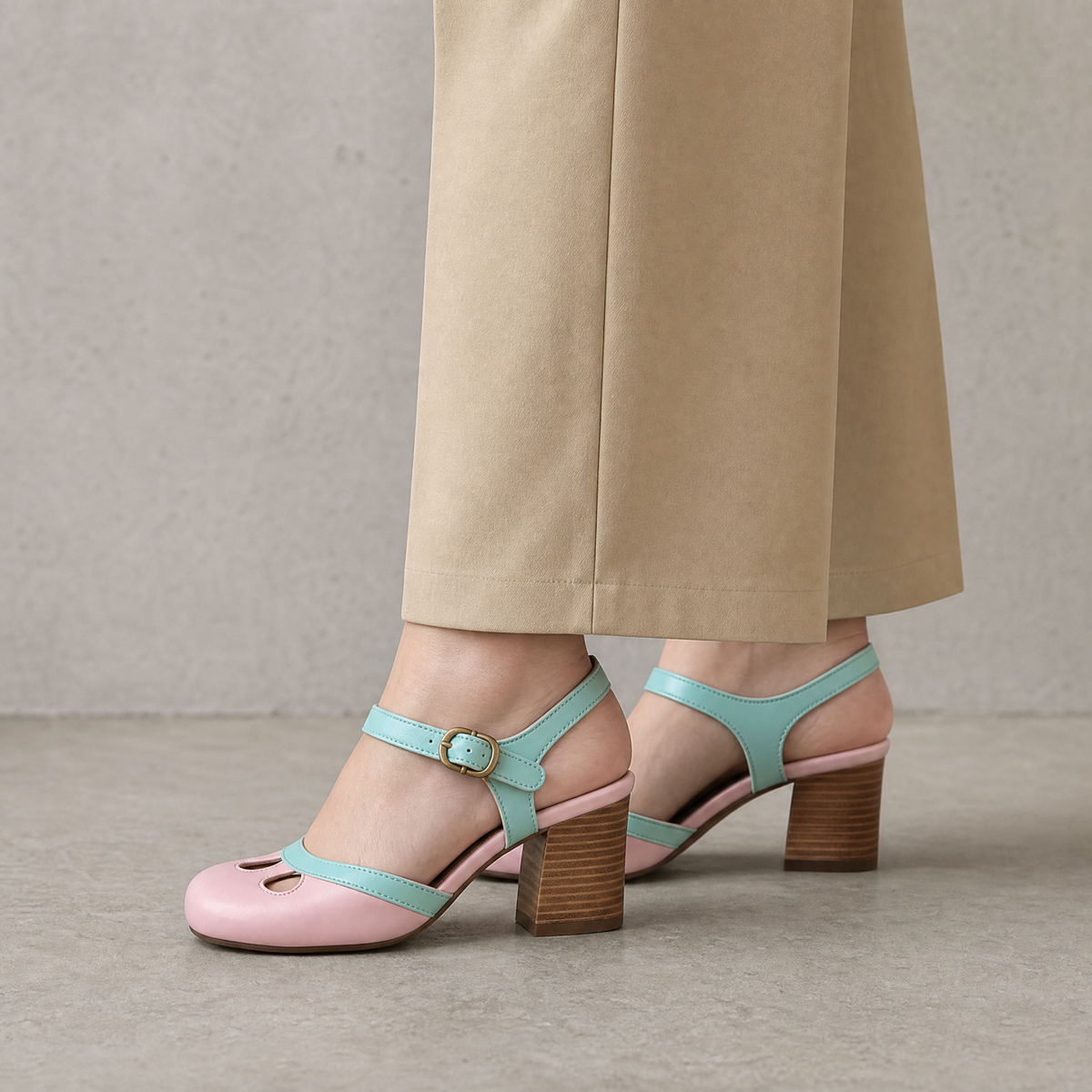 Elegant Women's Orthopedic Ankle Strap Pumps for Effortless Everyday Style and Comfort