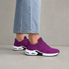 Elegant Women's Orthopedic Lace-Up Sneakers for Effortless Everyday Style and Comfort