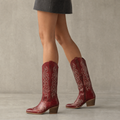 Comfortable Women's Pointed Cowboy Boots for Cozy Autumn Days and Easy Styling