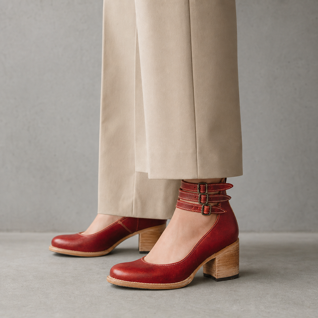 Stylish Ankle Strap Pumps for Women with a Refined and Modern Appeal