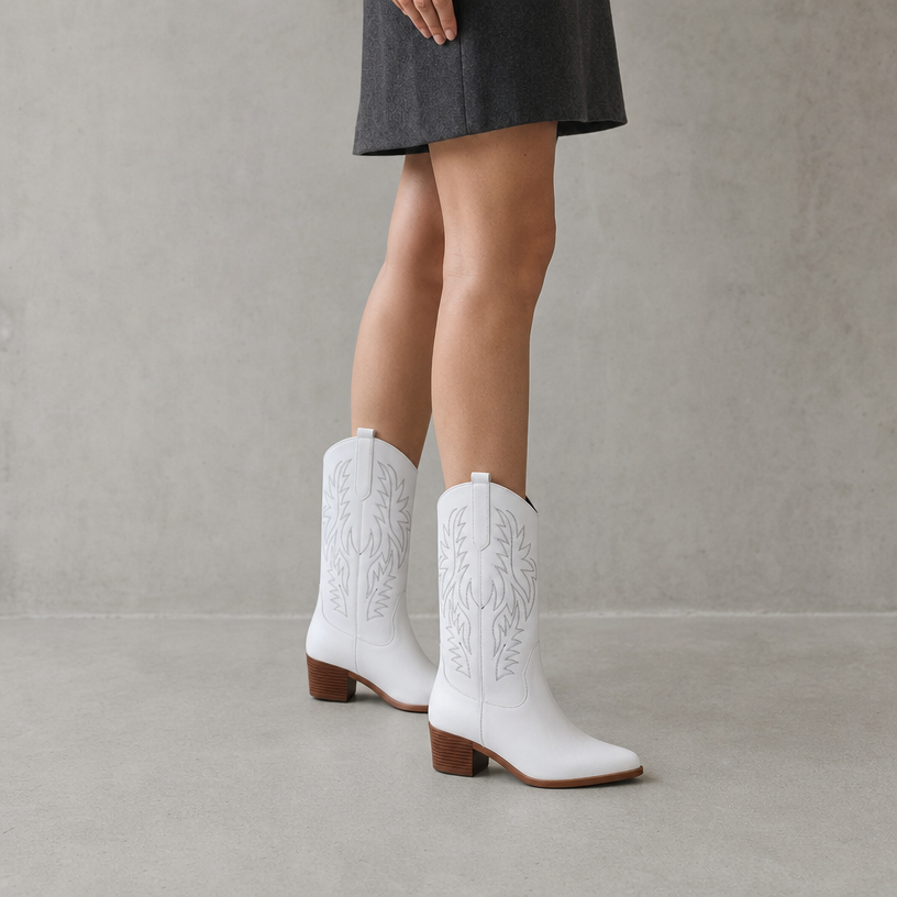 Comfortable Women's Cowboy Boots for Cozy Autumn Days and Easy Styling