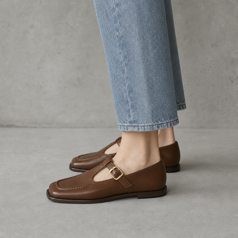Elegant Women's T-Strap Mary Janes for Effortless Everyday Style and Comfort