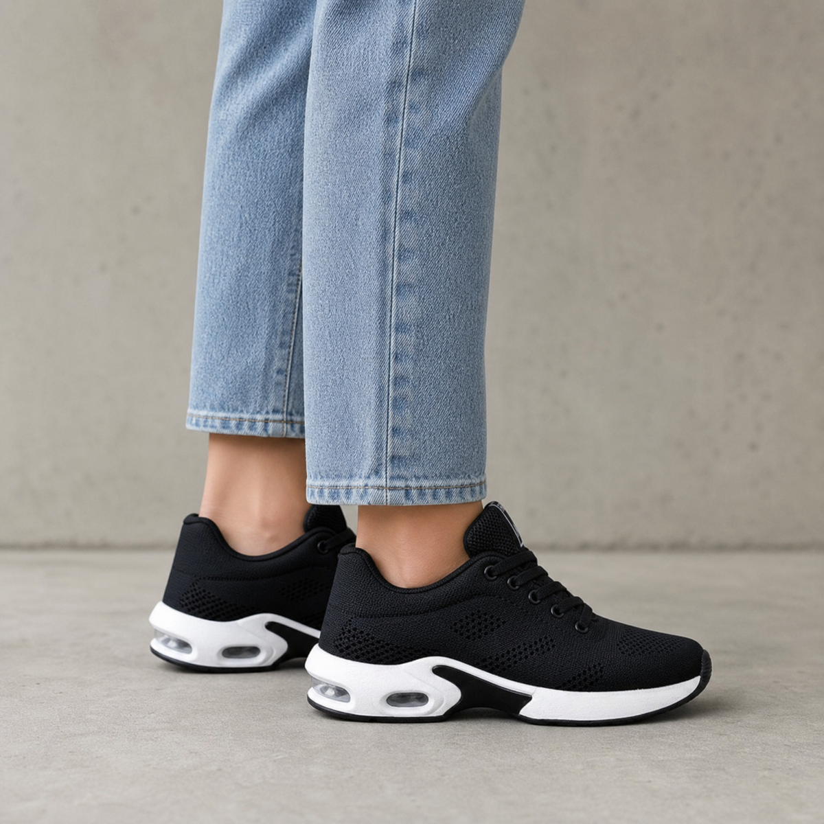 Elegant Women's Orthopedic Lace-Up Sneakers for Effortless Everyday Style and Comfort