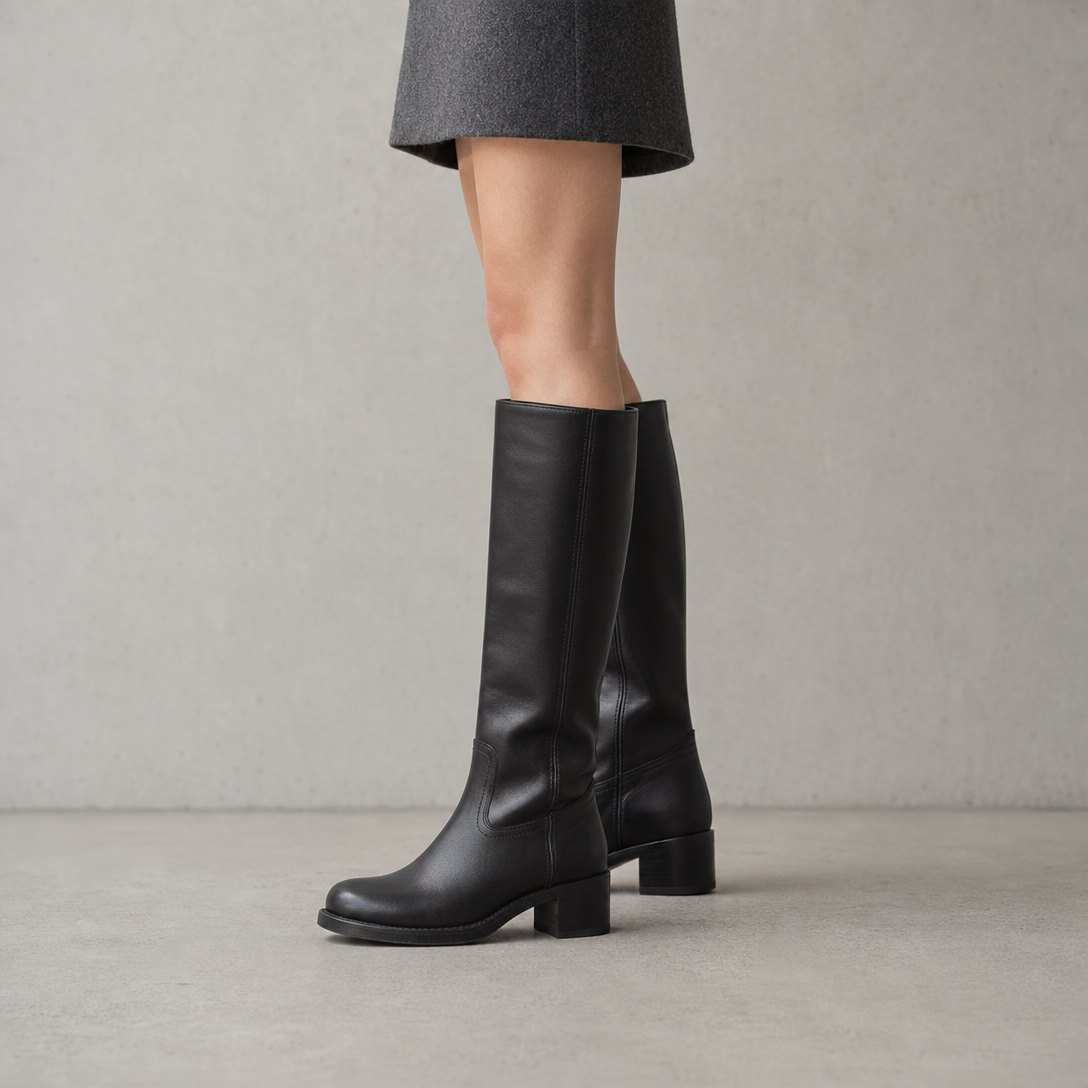 Elegant Knee High Boots for Women with a Modern, Timeless Design