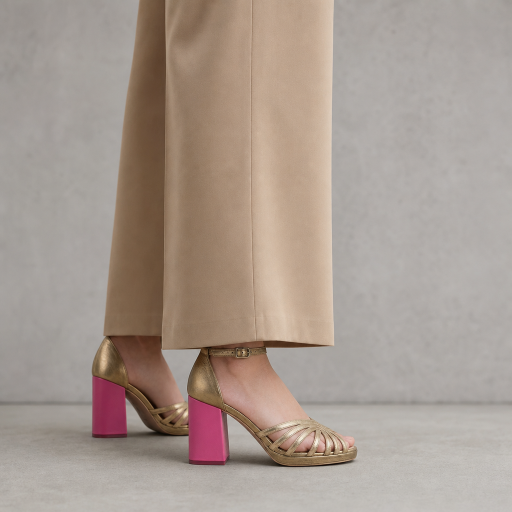 Stylish Women's Block Heel Sandals for Warm Summer Days and Easy Evenings