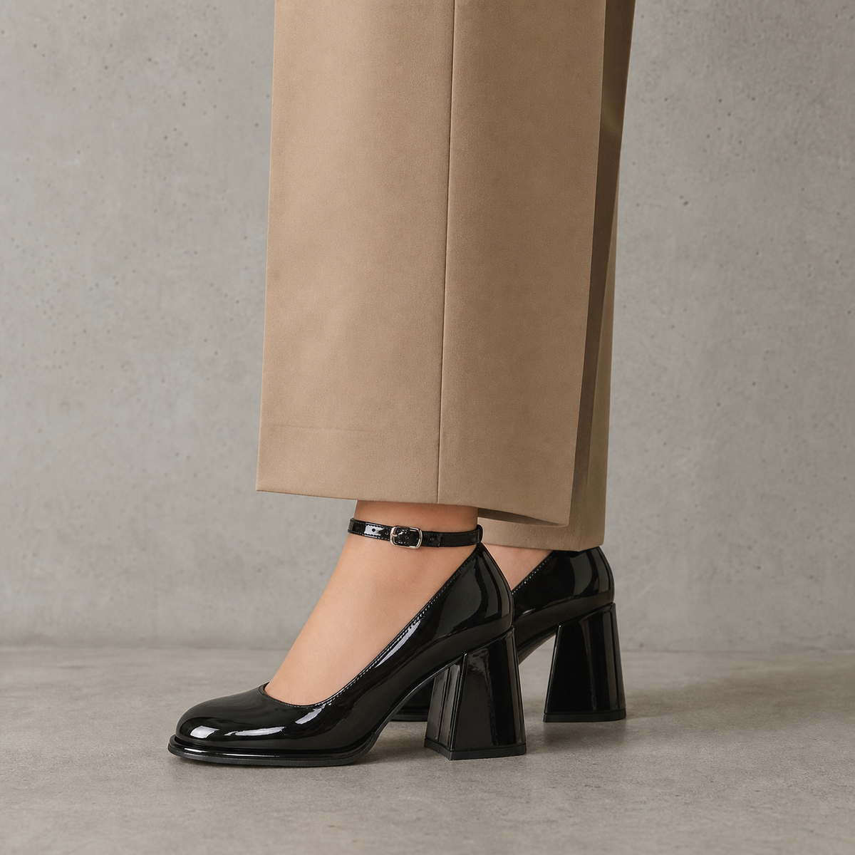Comfortable Women's Ankle Strap Pumps with a Chic, Sophisticated Everyday Look