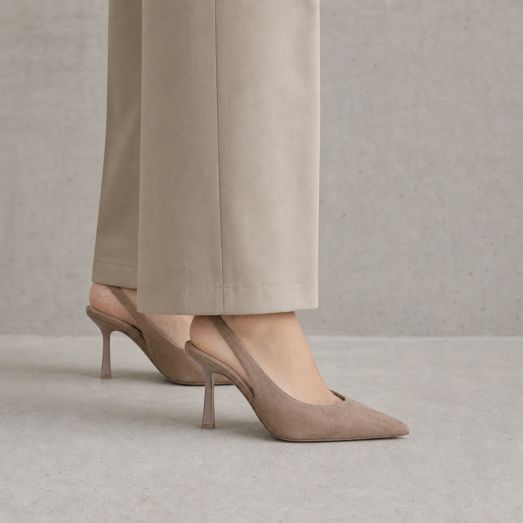 Elegant Women's Orthopedic Pointed Slingback Pumps for Effortless Everyday Style and Comfort