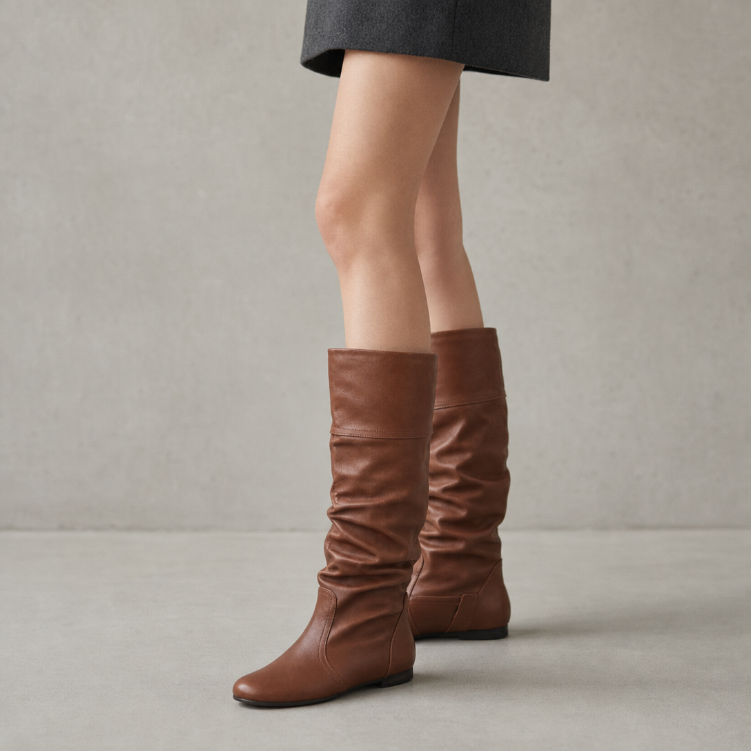 Comfortable Women's Slouchy Boots for Cozy Autumn Days and Easy Styling