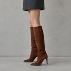 Comfortable Women's Pointed Toe Stiletto Boots for Cozy Autumn Days and Easy Styling