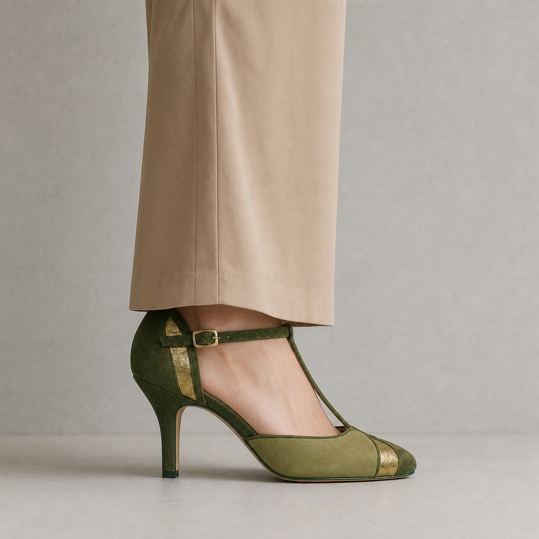 Elegant Women's T-Strap Pumps for Effortless Everyday Style and Comfort