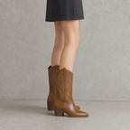 Comfortable Women's Cowboy Boots for Cozy Autumn Days and Easy Styling