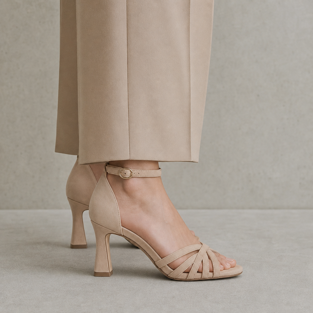 Stylish Women's Ankle Strap Sandals for Warm Summer Days and Easy Evenings