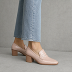 Elegant Women's Heeled Loafers for Effortless Everyday Style and Comfort